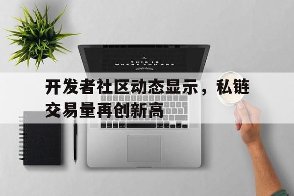 包含开发者社区动态显示，私链交易量再创新高的词条