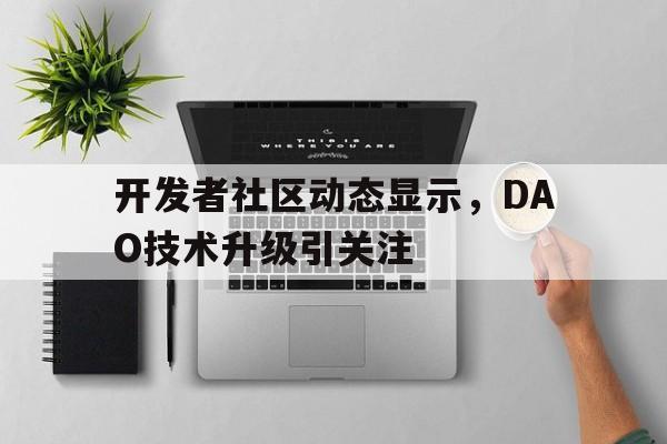 Pinnacle体育-开发者社区动态显示，DAO技术升级引关注