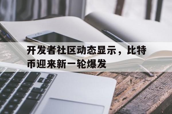 平博体育-开发者社区动态显示，比特币迎来新一轮爆发